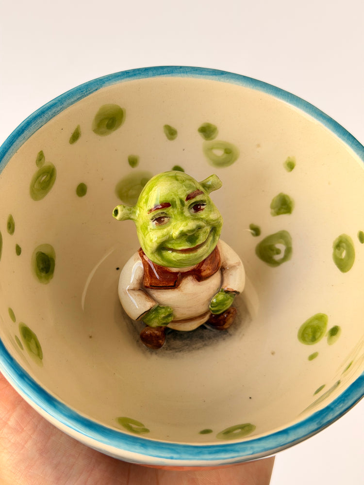 Green Giant handmade ceramic mug