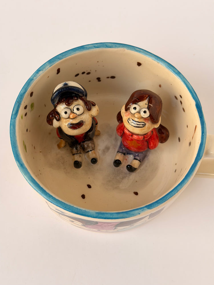 Friends handmade ceramic mug
