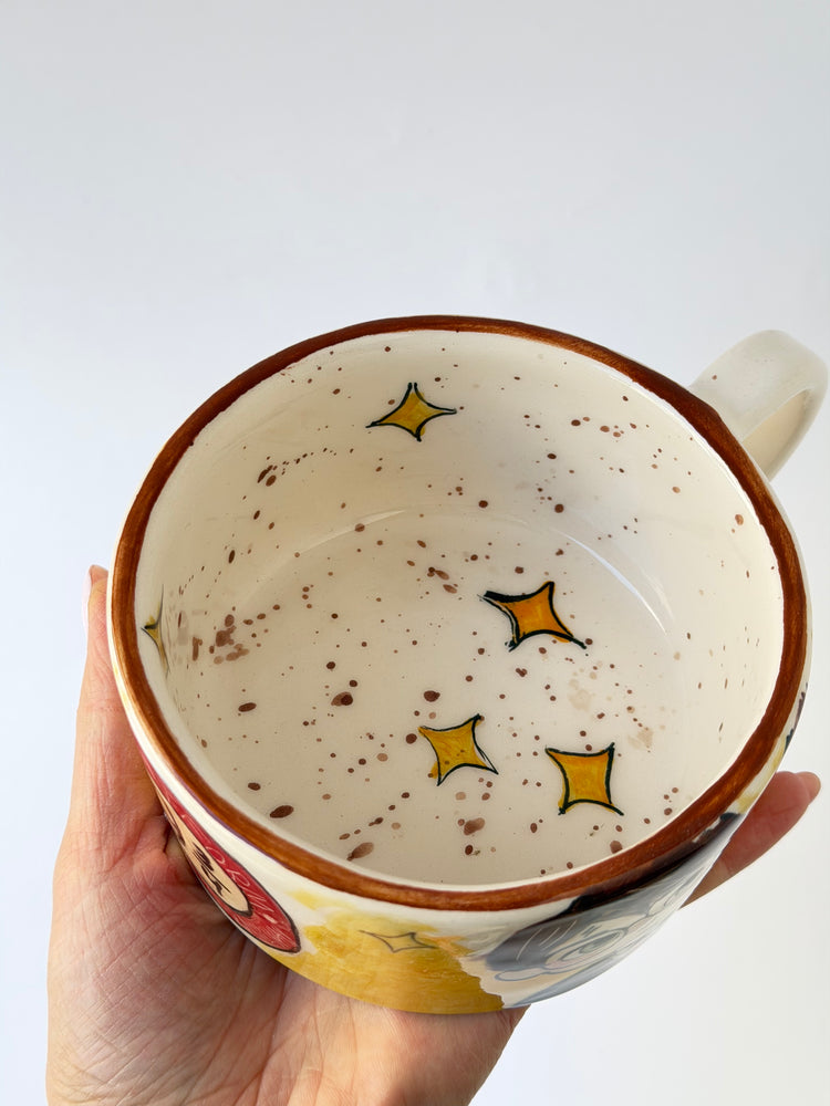 Handmade ceramic mug