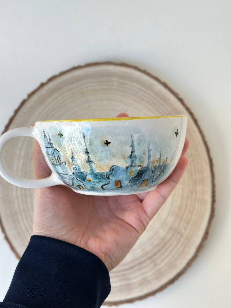Handmade mug ceramic