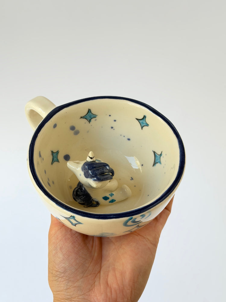 Unicorn handmade ceramic mug