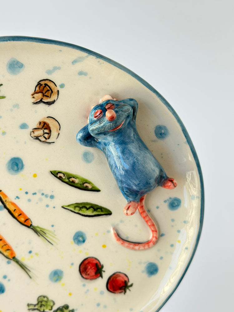 Little Chef handmade ceramic plate