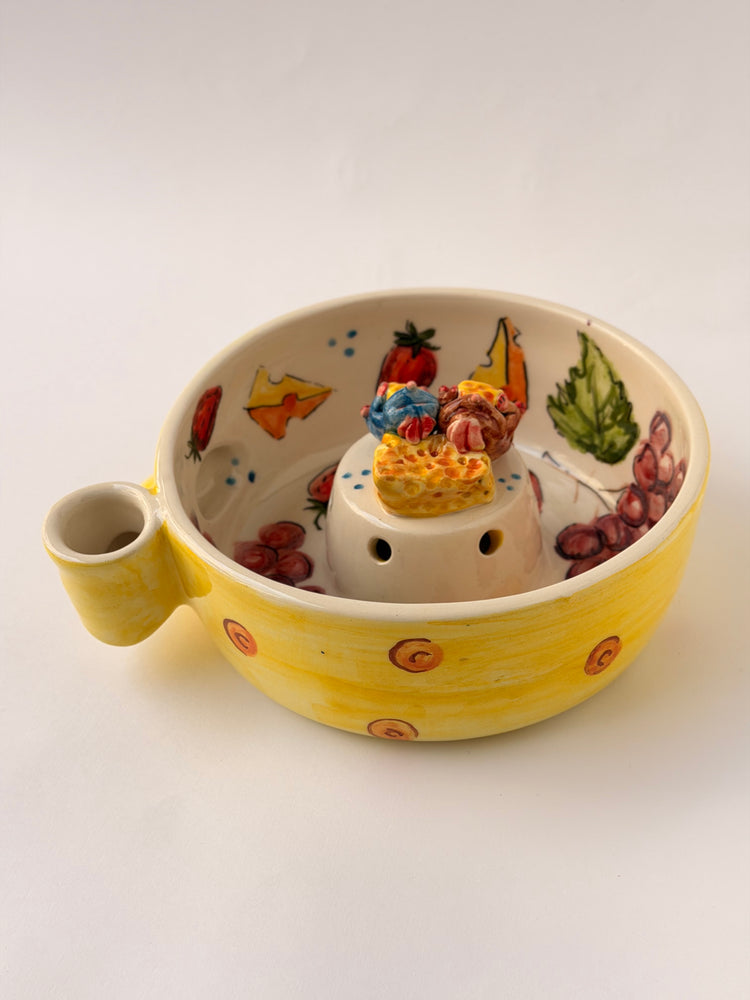 Little Chef and brother handmade ceramic washing bowl