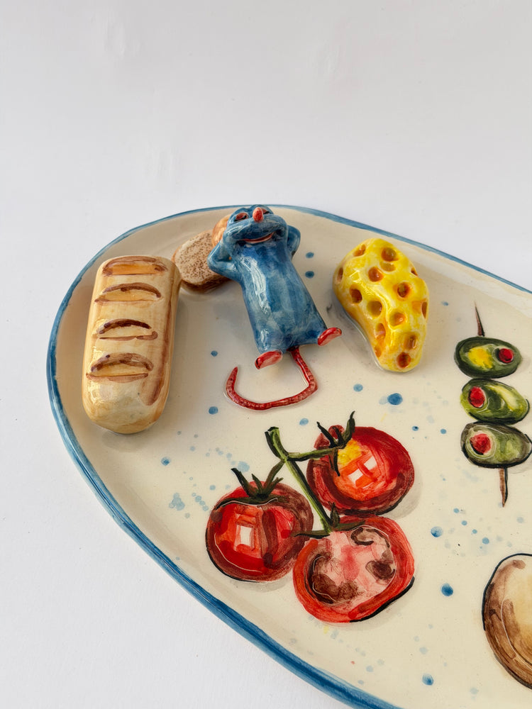 Little Chef handmade ceramic plate