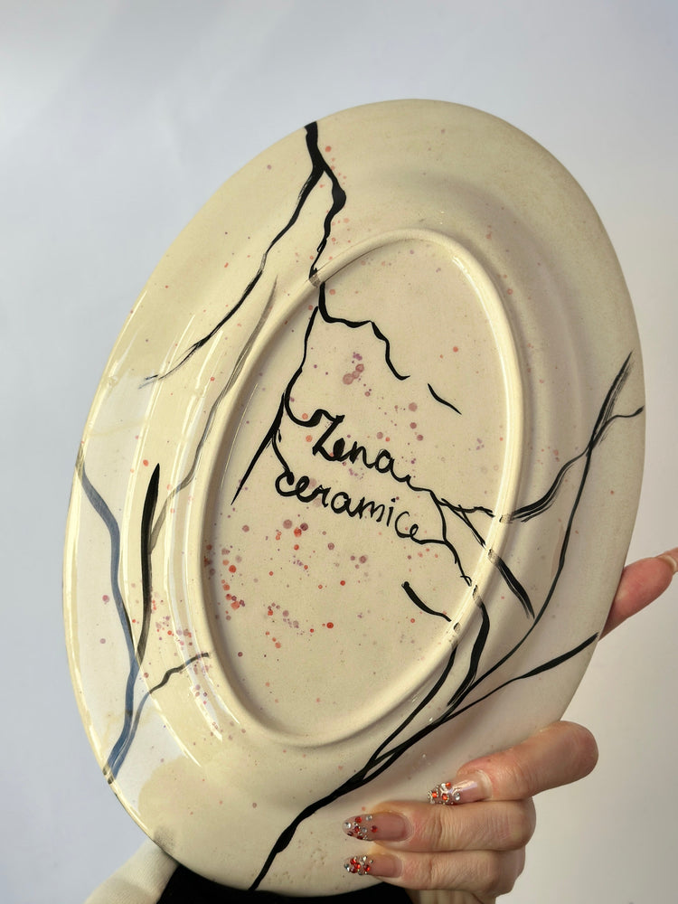 “Max” handmade plate
