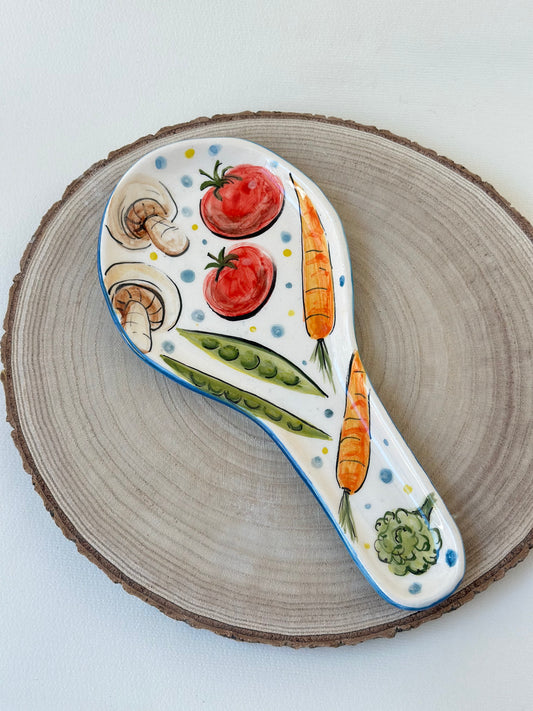 Handmade spoon holder