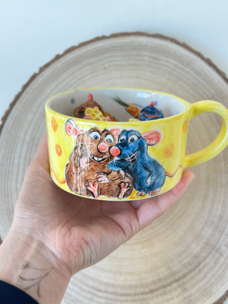 Little chef and Emily handmade mug