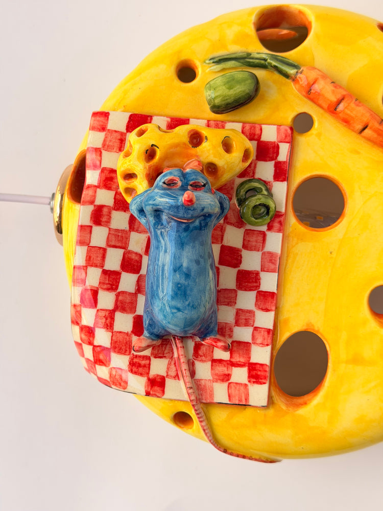 Little Chef handmade ceramic lamp