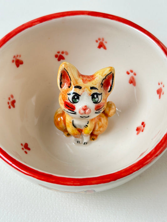 Cat handmade mug