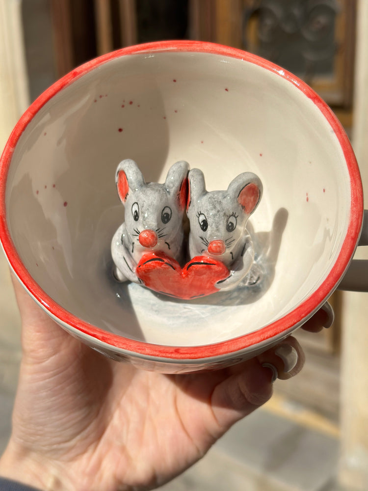 Love mug handmade