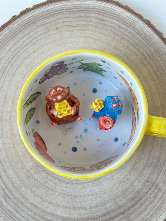 Little chef and Emily handmade mug