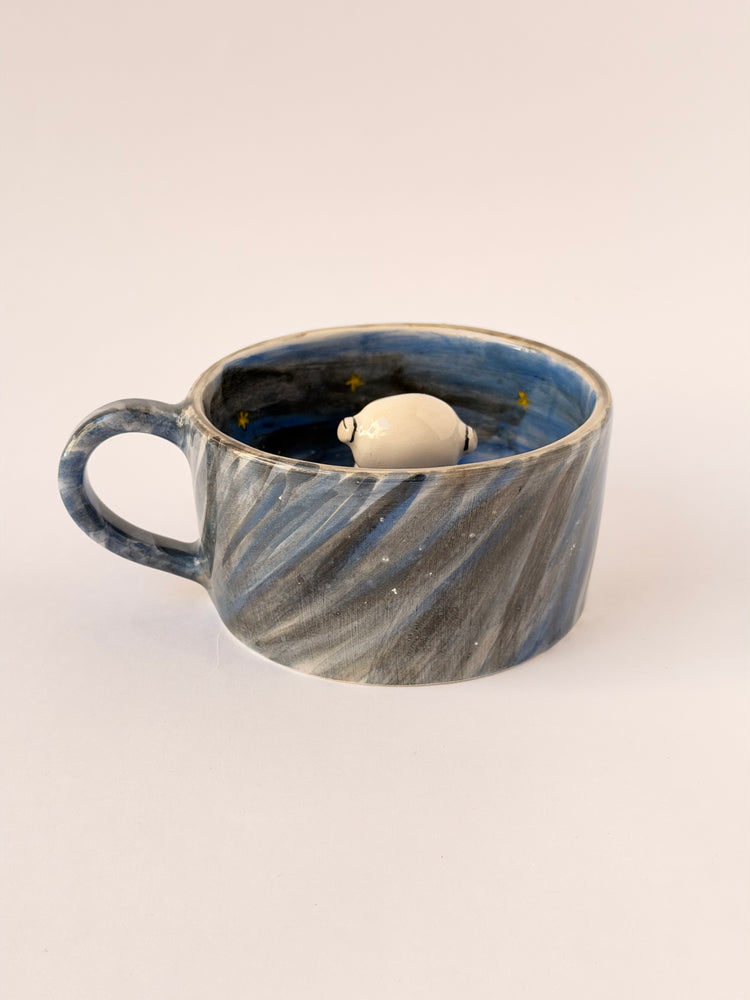 Astronaut handmade ceramic mug