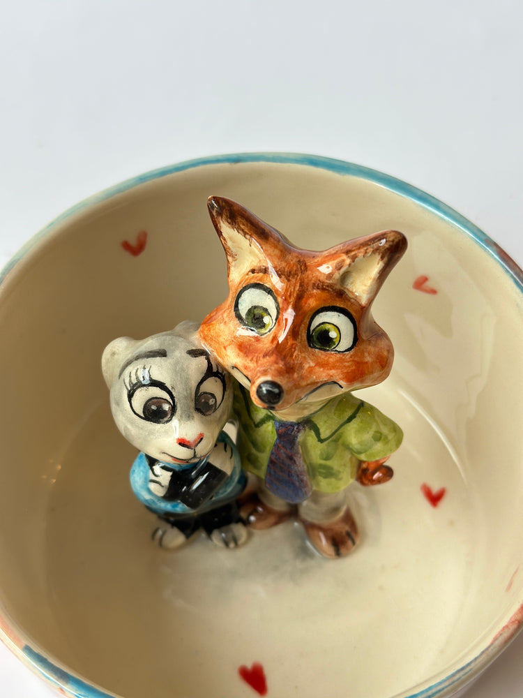 Nick and Judy handmade mug