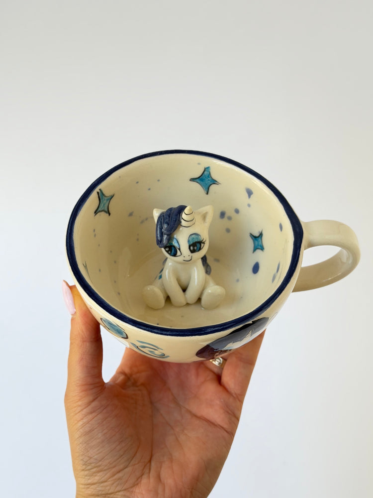 Unicorn handmade ceramic mug