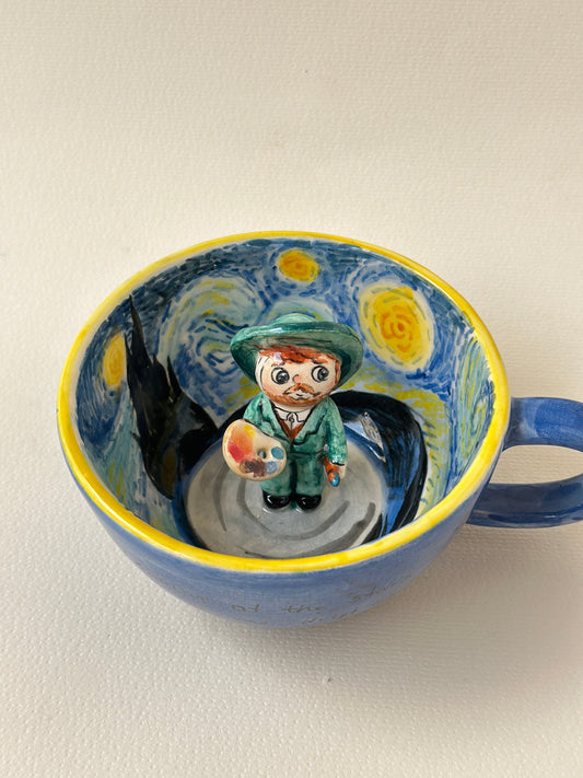 Vincent wan Gogh handmade mug