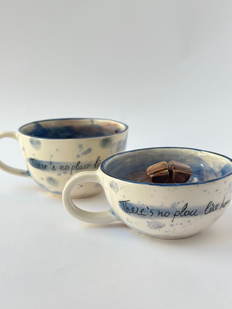 Couple handmade ceramic mugs