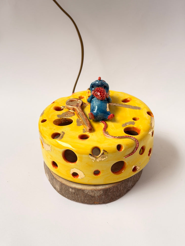 Little Chef handmade ceramic lamp