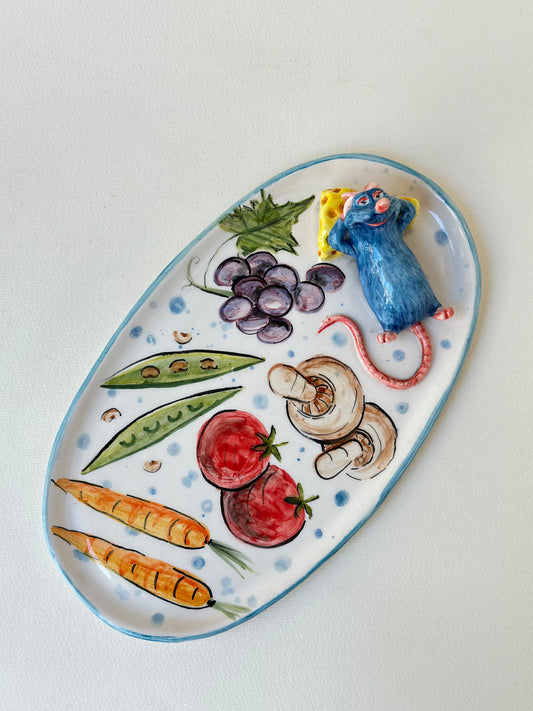 Little Chef handmade plate 27x16