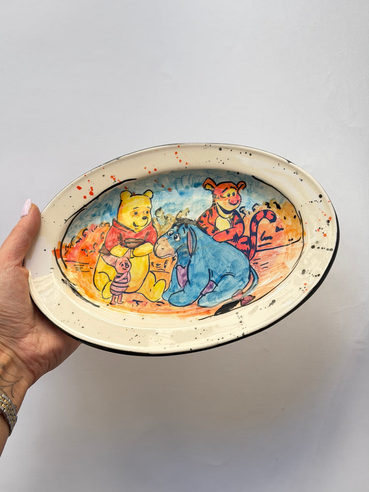 Handmade ceramic plate