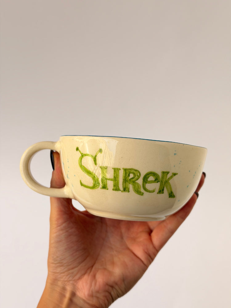 Green Giant handmade ceramic mug