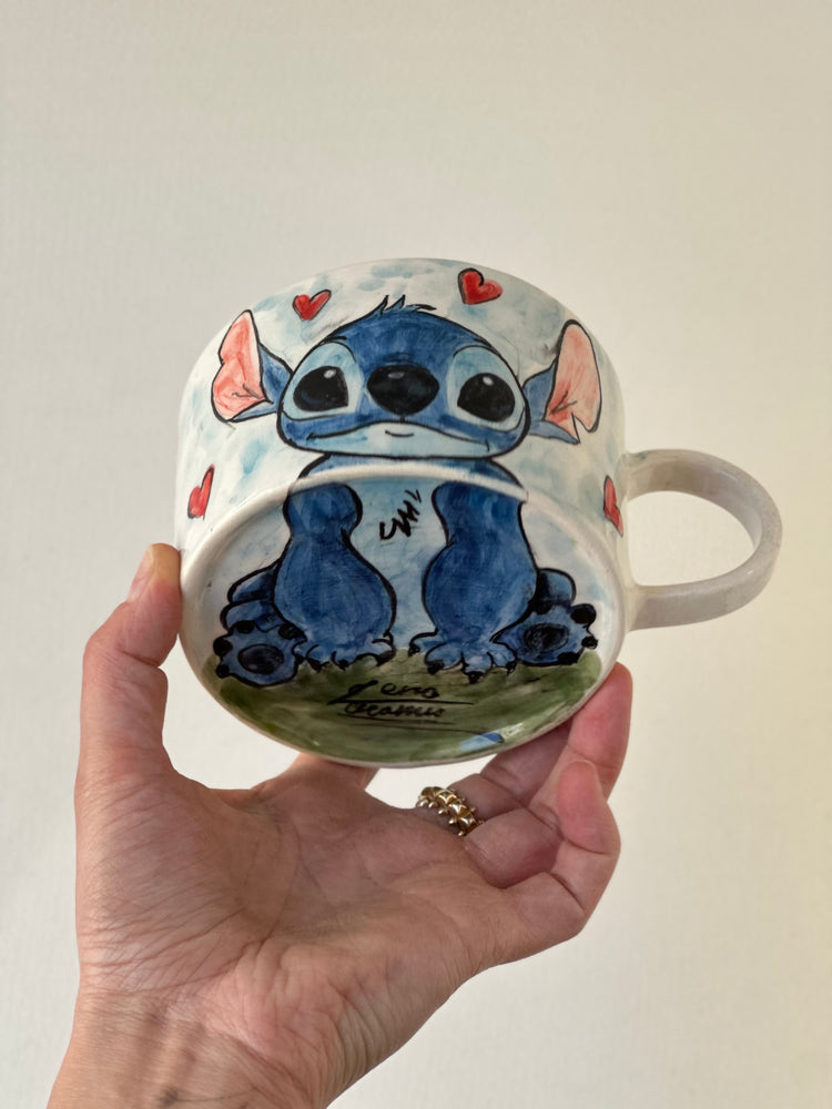 Stitch handmade mug