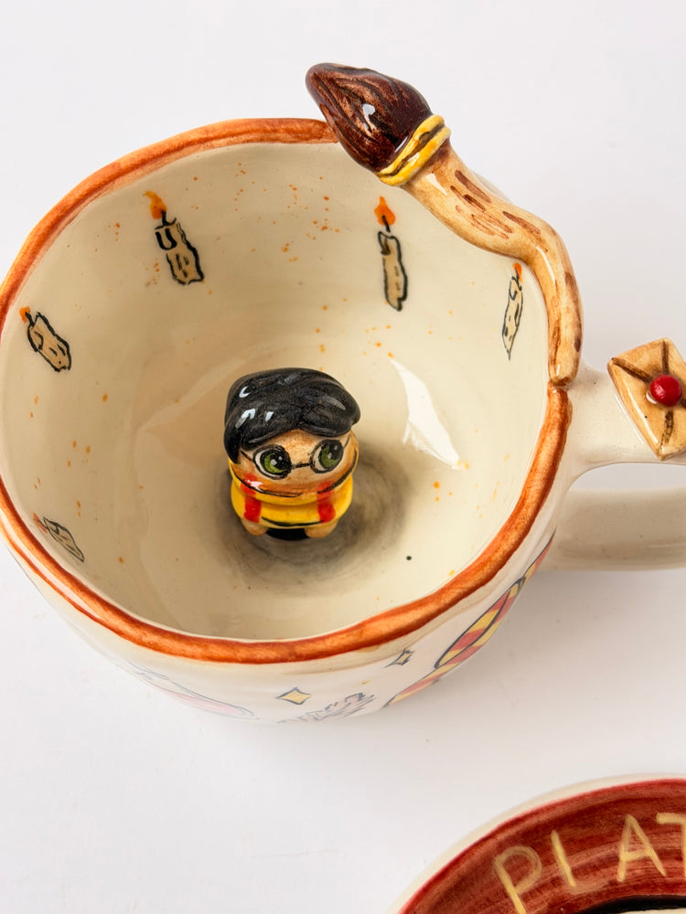 Harry handmade ceramic cup and plate