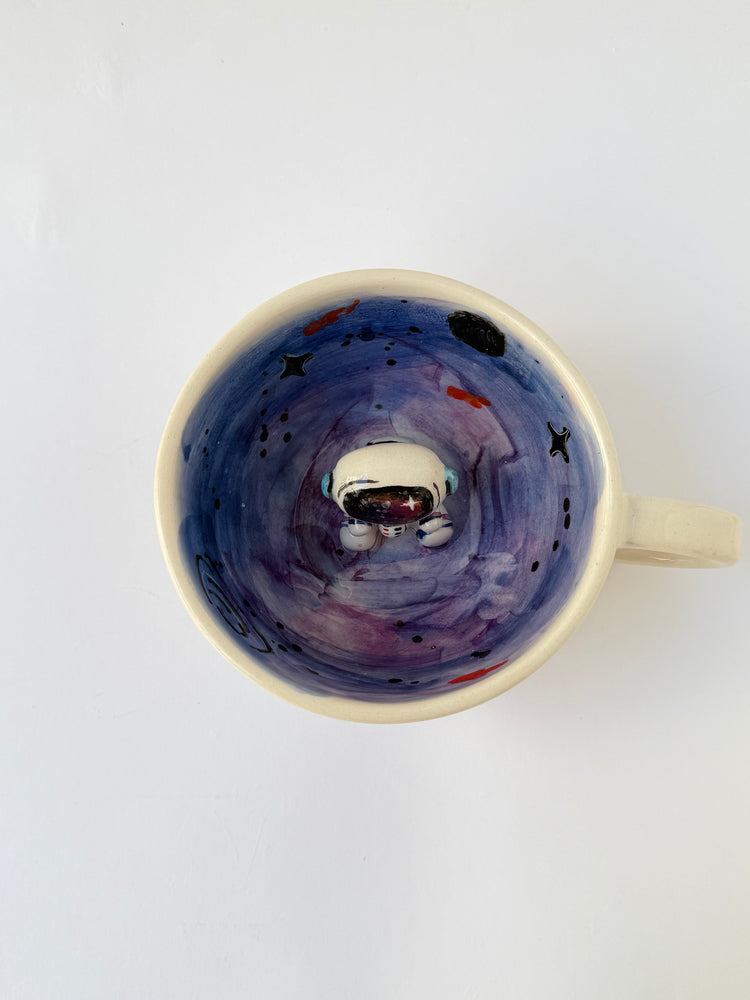 Astronaut handmade ceramic mug