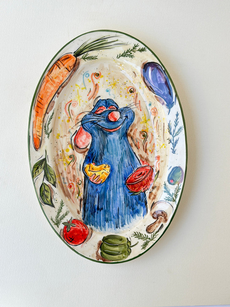 Little chef handmade (pre-order) big plate (28x18)