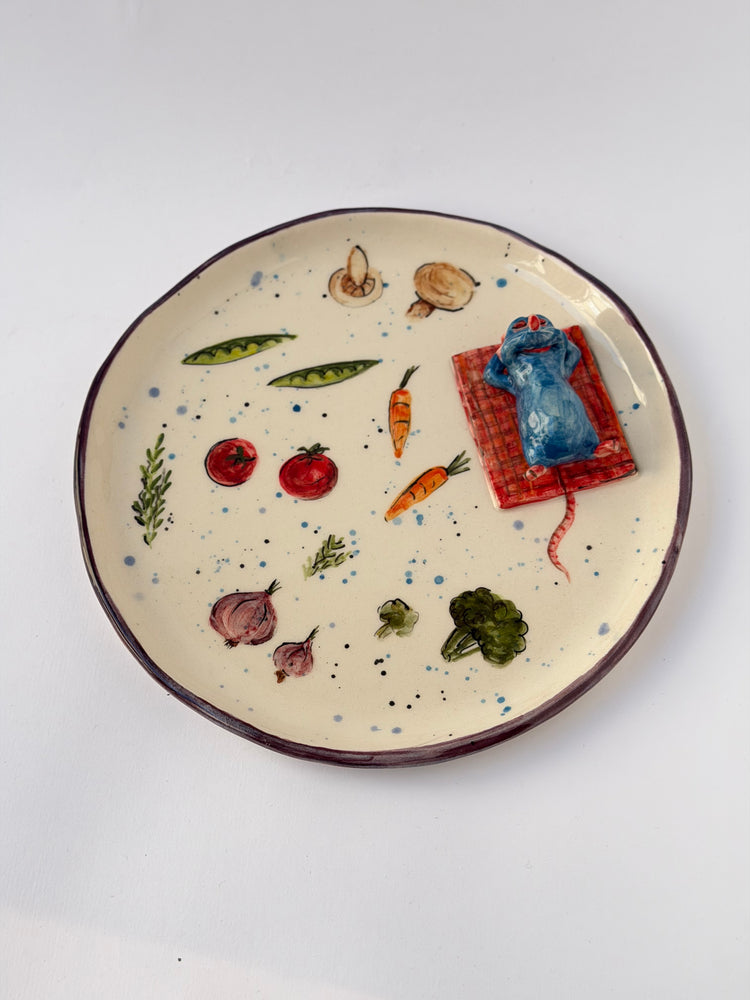 Little Chef handmade ceramic plate