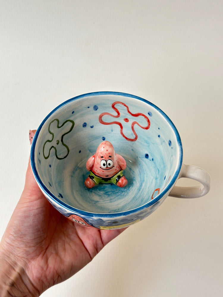 SpongeBob Patric handmade mug