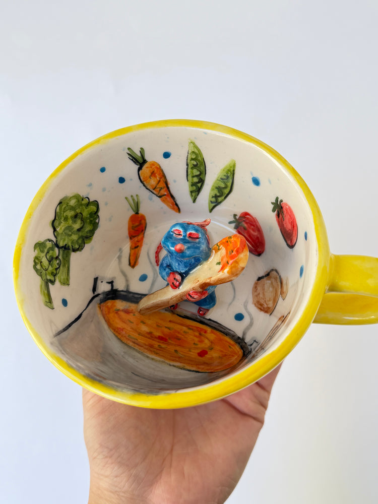 Little Chef handmade ceramic mug