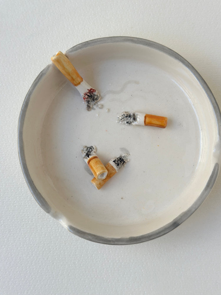 Handmade ashtray ceramic