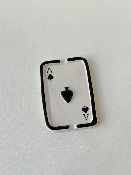 Handmade ceramic ashtray