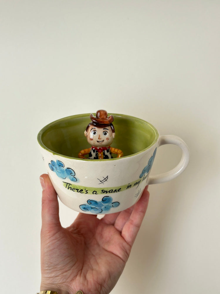 Cowboy handmade mug