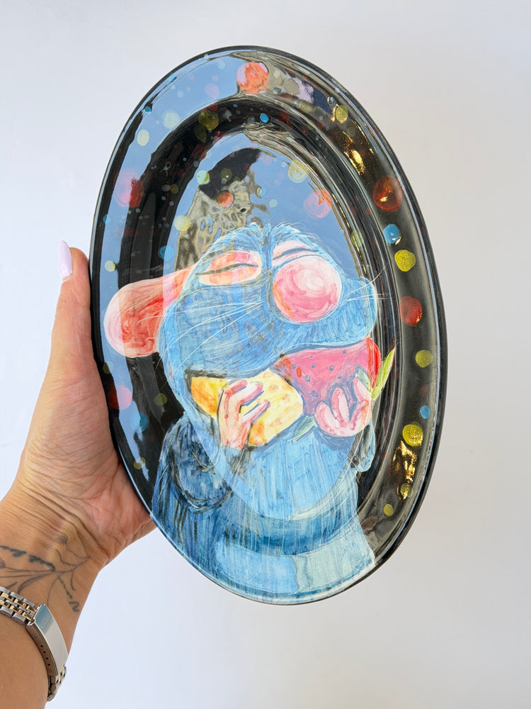 Little Chef handmade ceramic plate