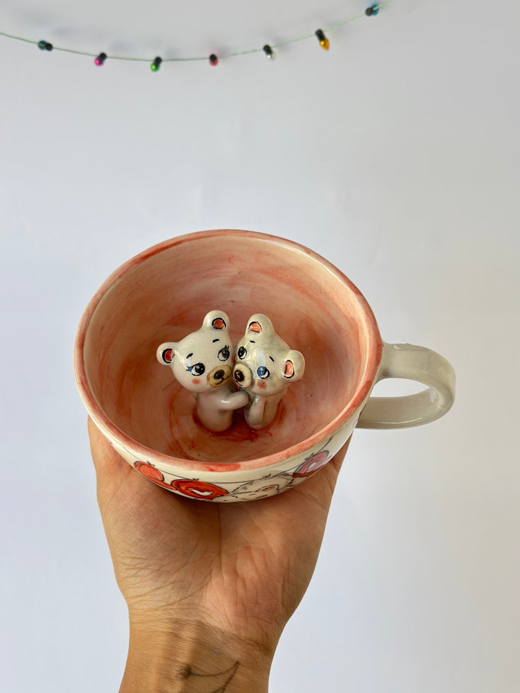 Teddys handmade mug ceramic