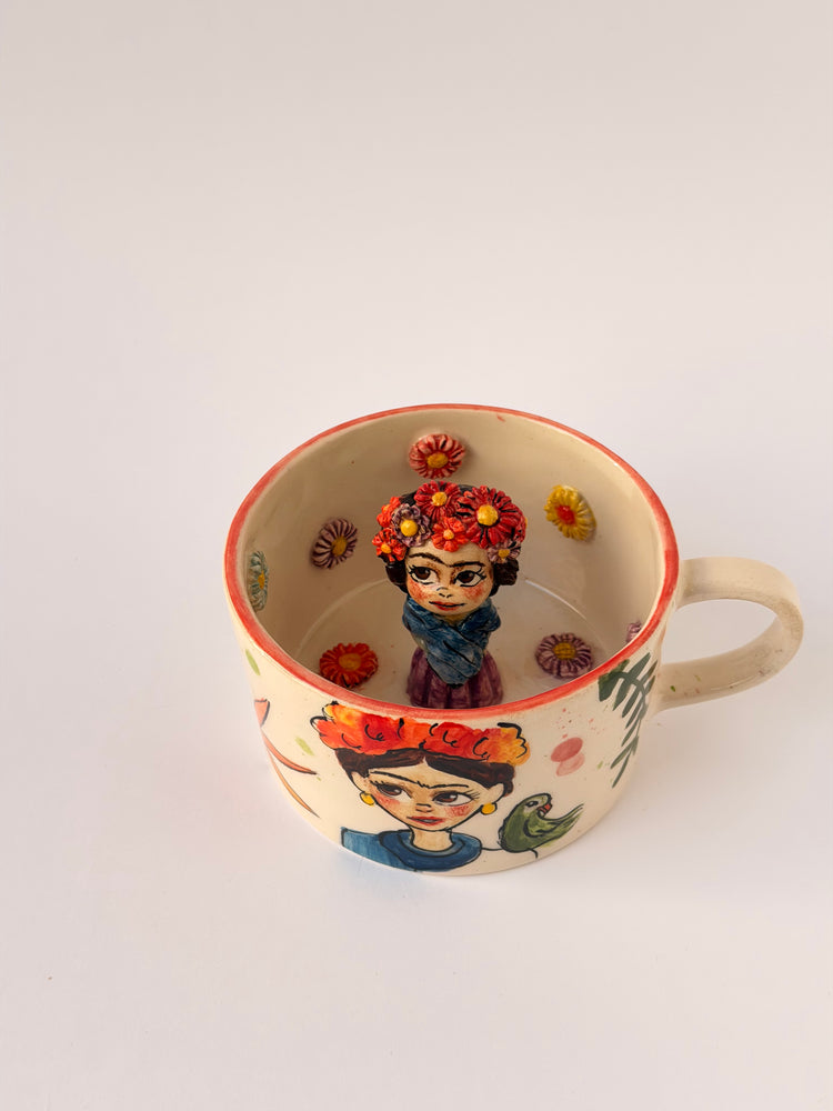Frida handmade ceramic mug