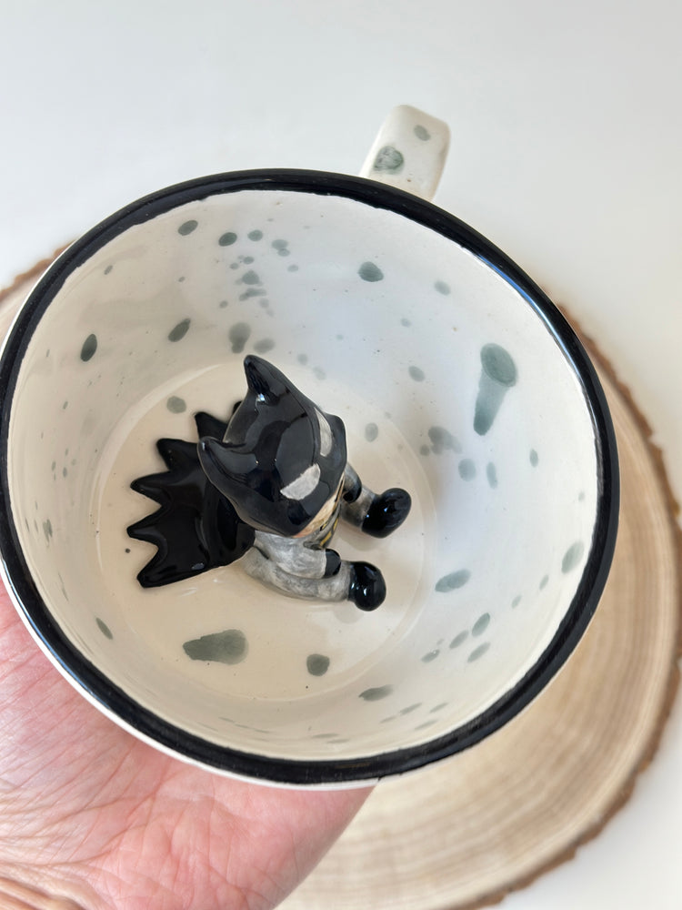 Black Phantom handmade mug
