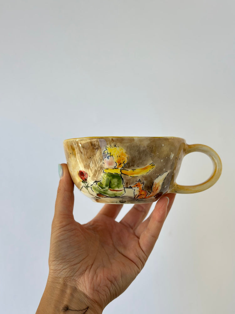 Little Prince handmade ceramic mug