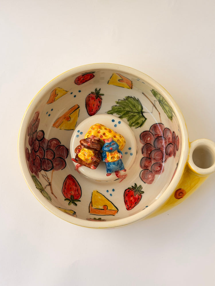 Little Chef and Emily handmade ceramic washing bowl