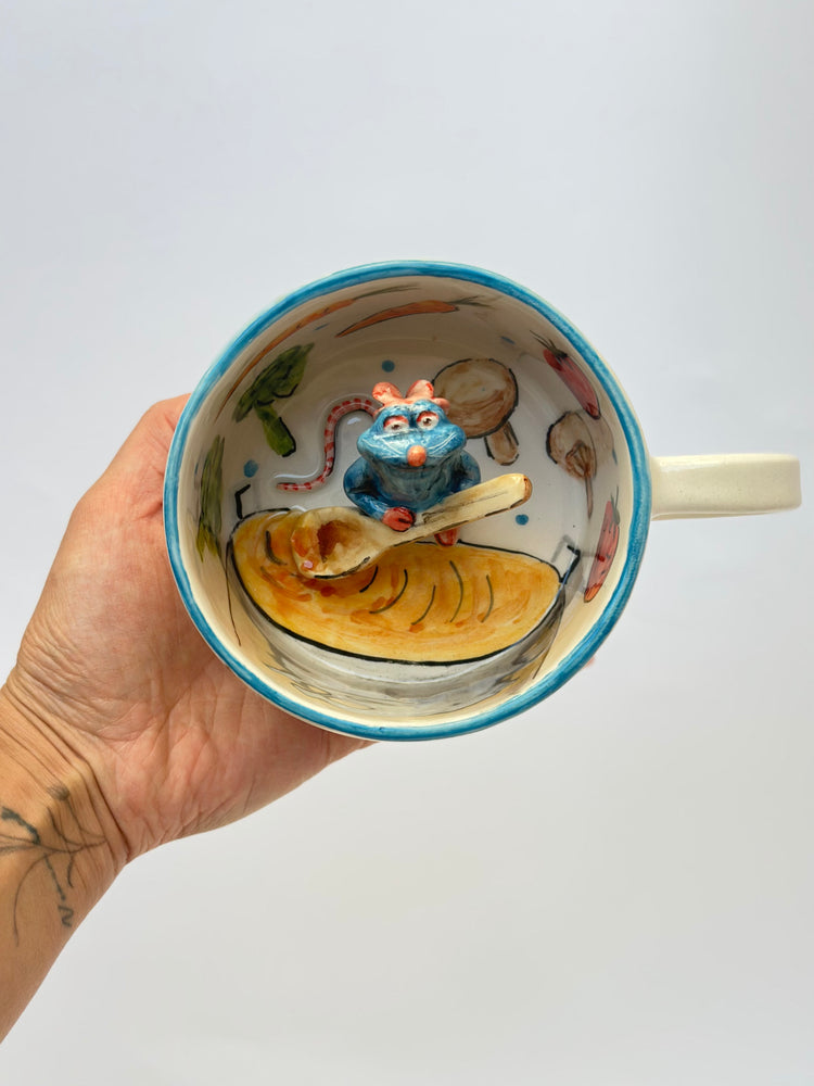 Little chef handmade ceramic mug