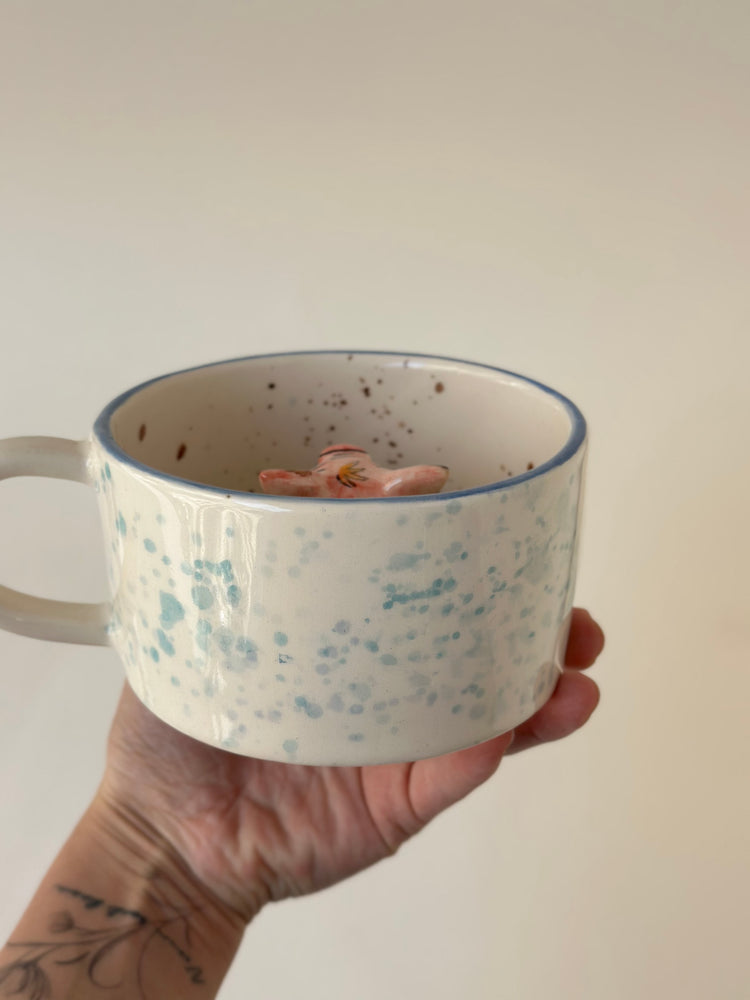 Pig handmade ceramic mug