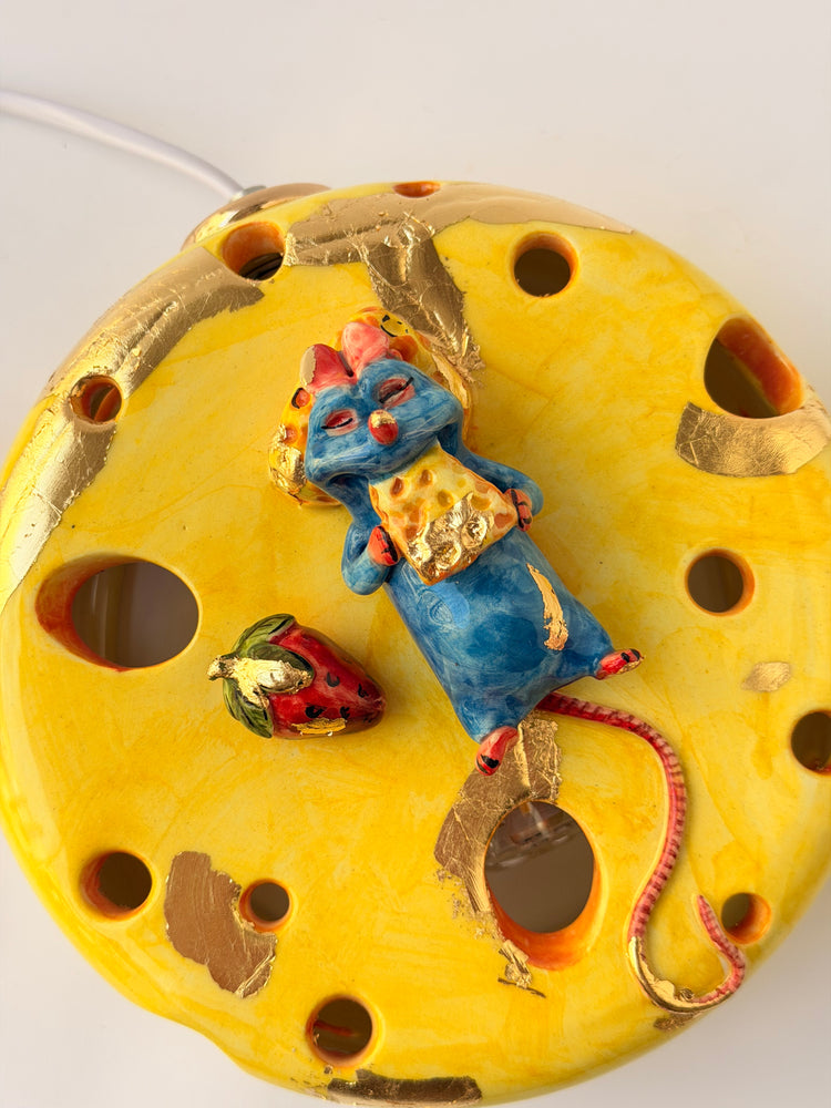Little Chef handmade ceramic lamp