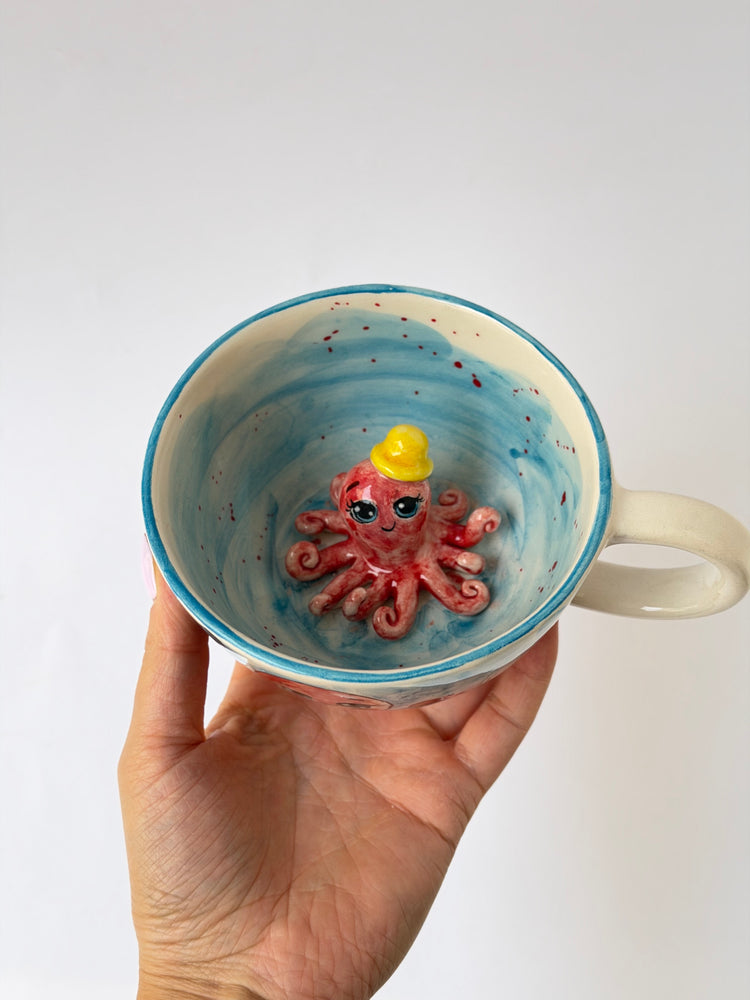 Octopoda handmade ceramic mug
