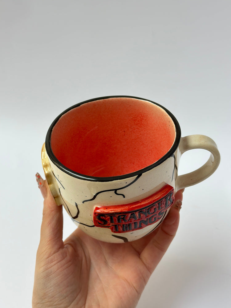 Dustin–Inspired Exclusive Handmade Ceramic Mug