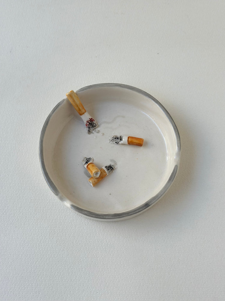 Handmade ashtray ceramic