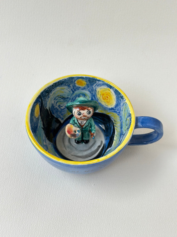 Vincent wan Gogh handmade mug
