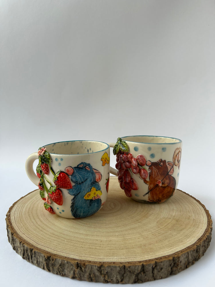 Little Chef and brother handmade mugs