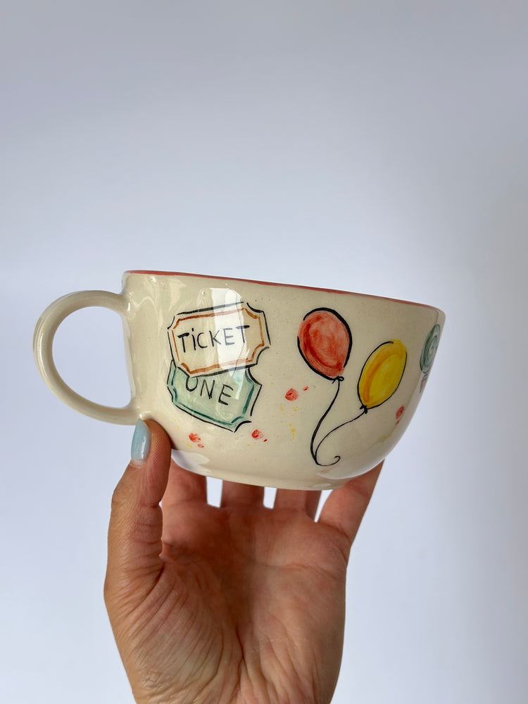 Elephant handmade ceramic mug