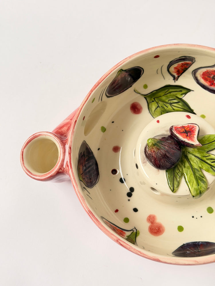 Fig handmade ceramic washing bowl